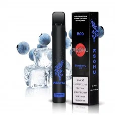 Одноразовая электронная сигарета ASOHU Blueberry ice  (Черника лед) (500 Затяжек)